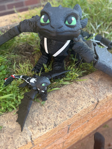 1 metre Toothless 3D dragon