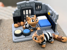 Kitten cats jail playset