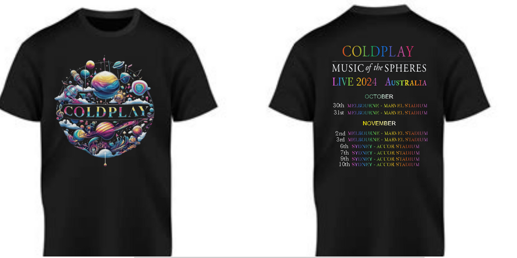 Coldplay t-shirt