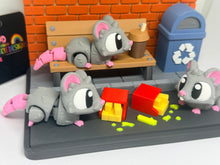 3D Street Rat playset