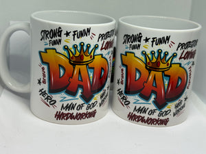 Dad - man of hard working Mug
