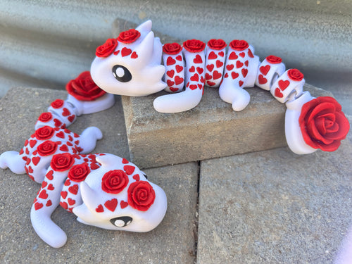 Rose dragon 3D printed