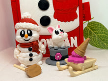 Snowman playset - 3D printed