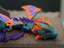 Flower Winged Dragon 3D printed 48cms Long