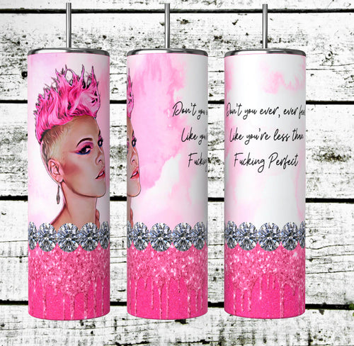 Pink perfect 20oz tumbler