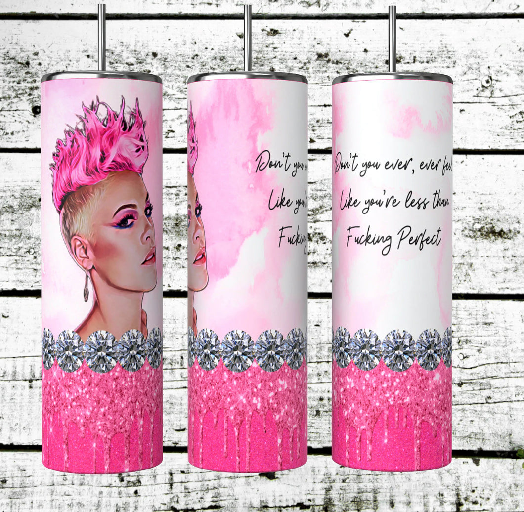 Pink perfect 20oz tumbler