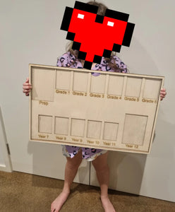 School years photo frame