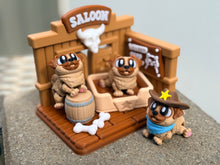 Pug saloon playset