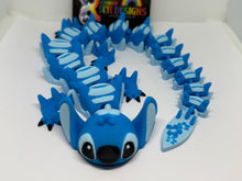 3D alien stitch dragon
