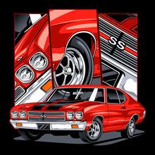 Muscle Car Red T-shirt