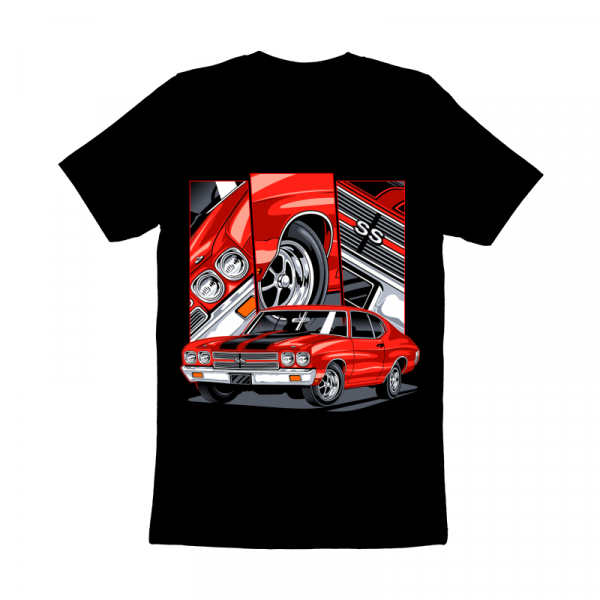 Muscle Car Red T-shirt