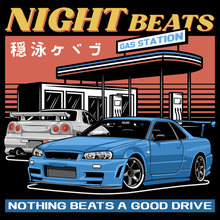 Night Beats Car T-shirt