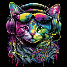 Retrowave Cat T-shirt