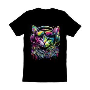 Retrowave Cat T-shirt