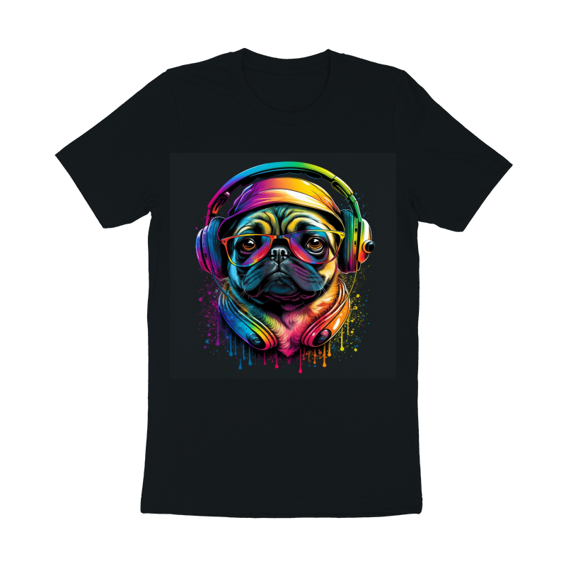 Retrowave Pug T-shirt