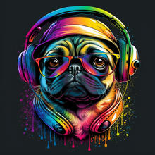 Retrowave Pug T-shirt