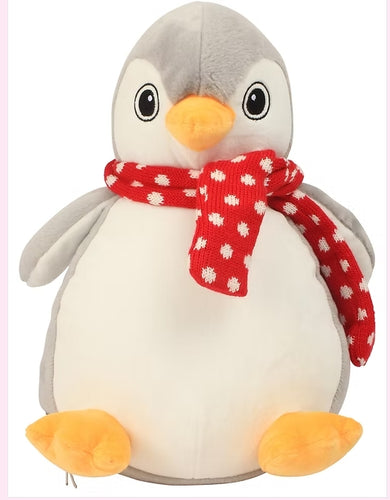 Penguin with scarf teddy