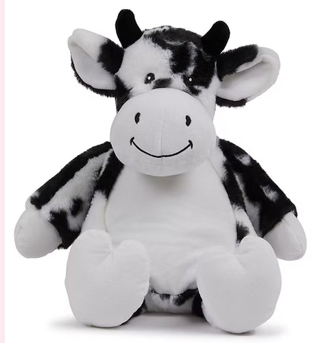 Black and White Cow teddy