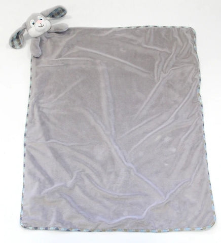 Bunny Grey teddy Blanket
