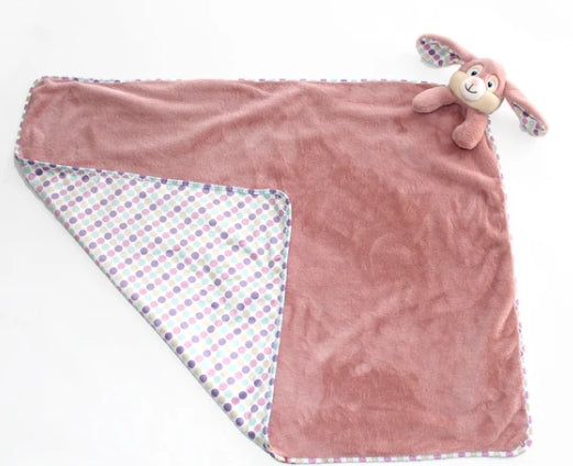 Bunny Pink Teddy Blanket