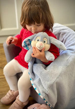 Bunny Blue Teddy Blanket
