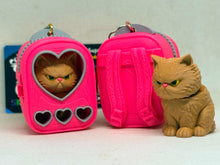 3D Kitty In a Backpack Keychain