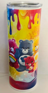 Care bear drip 20oz tumbler