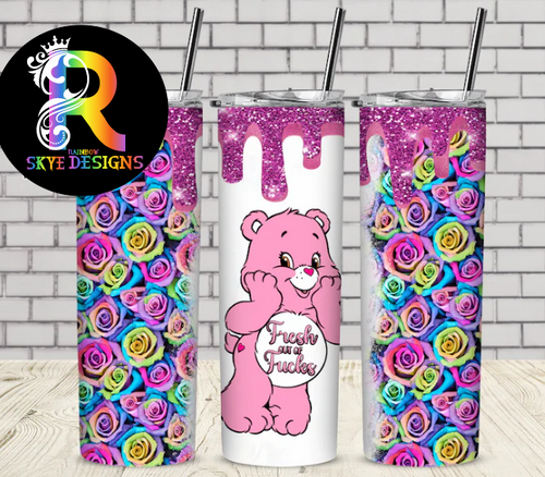Care bear fresh out of f**ks 20oz tumbler