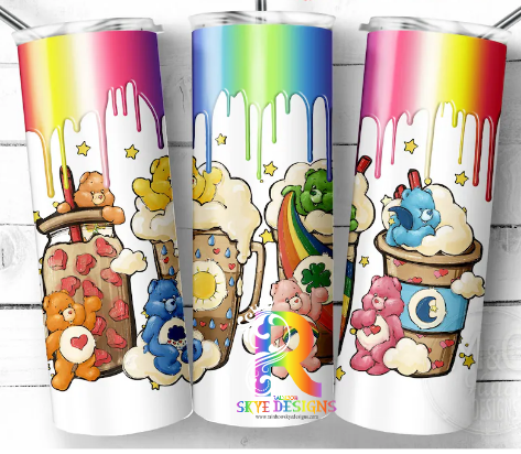 Care bear smoothies 20oz tumbler