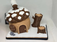 Chipmunk Winter Cottage – Adorable 3D Woodland Diorama