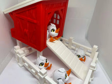 3D Printed Duckling Pen Set: Collectible Figurine Playset