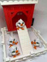 3D Printed Duckling Pen Set: Collectible Figurine Playset