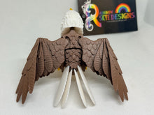 Articulated 3D Small Eagle brown – 3D Printed Majestic Bird of prey