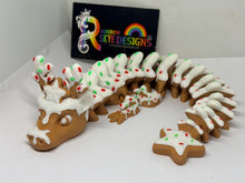Gingerbread Icing Dragon 3D Printed