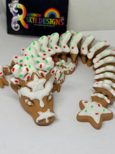 Gingerbread Icing Dragon 3D Printed