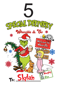 Grinch Christmas Sack Custom