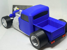 Blue Hot Rod Truck – 3D Printed Collectible