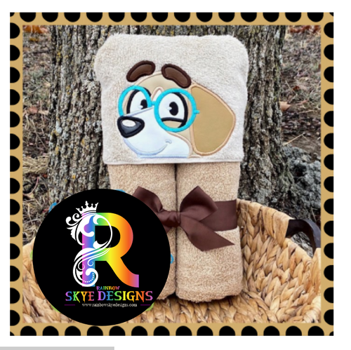 Honey Bluey Hooded Towel