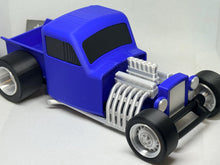 Blue Hot Rod Truck – 3D Printed Collectible
