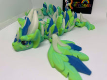 Icey Crystal Dragon — a magical, glow-in-the-dark