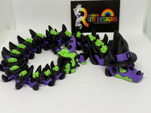 Witchy Cauldron Dragon 3D printed