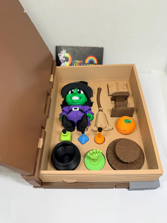 Magic Witch Set – Spooky Fun in a Box! 3D printed – Rainbow Skye Designs