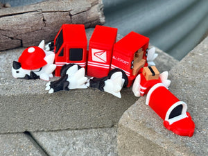 Aust Post Truck Dragon – 3D Mail Delivery Dragon