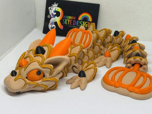 Baby Pumpkin Spice Cookie Dragon