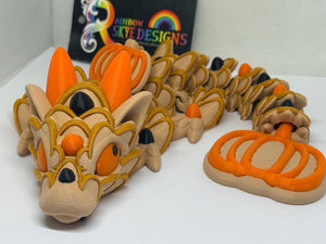 Baby Pumpkin Spice Cookie Dragon