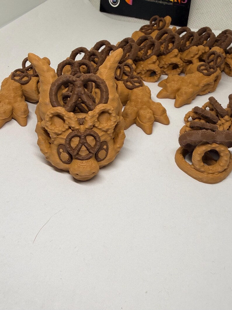 Pretzel Dragon – Fantasy 3D Dragon