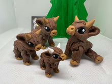 3D Mini Highlander Cow – Movable and Full of Personality-Fidget-Collectable-Pets