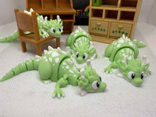 3D Green Spotted Dragon – Movable and Full of Personality-Fidget-Collectable-Pets