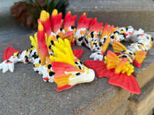 Articulated Koi Dragon: 3D Printed Desk Toy, 48cm