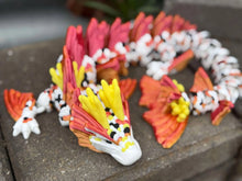 Articulated Koi Dragon: 3D Printed Desk Toy, 48cm
